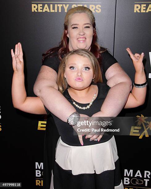 Television personalities Alana 'Honey Boo Boo' Thompson and Mama June Shannon arrive at We tv celebrates the Premiere of "Marriage Boot Camp" Reality...