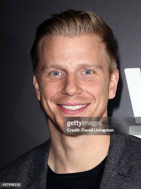 Personality Sean Lowe attends We tv's celebration of the premieres of 'Marriage Boot Camp Reality Stars' and 'Ex-isled' at Le Jardin on November 19,...