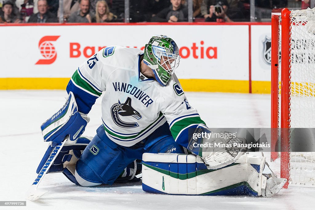 Vancouver Canucks v Montreal Canadiens