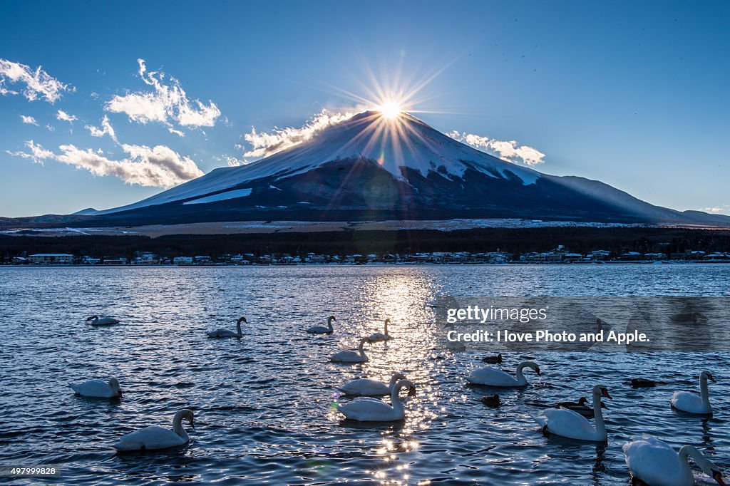 Swan Lake Diamond Fuji