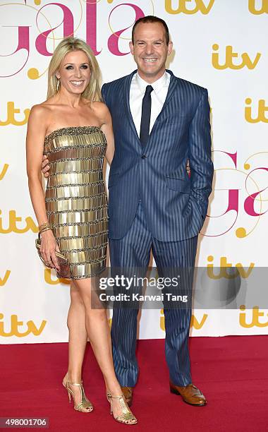 Lara Lewington and Martin Lewis attend the ITV Gala at London Palladium on November 19, 2015 in London, England.