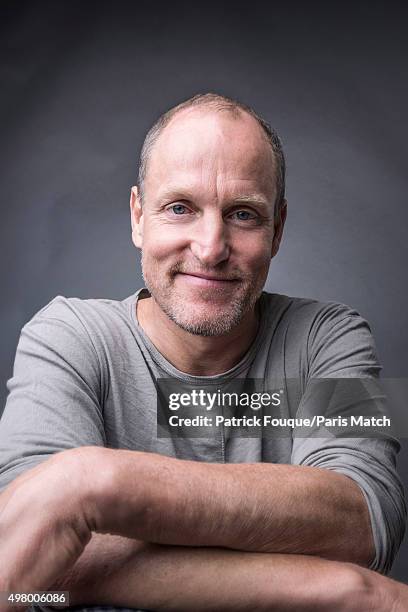 Actor Woody Harrelson is photographed for Paris Match on November 9, 2015 in Paris, France.