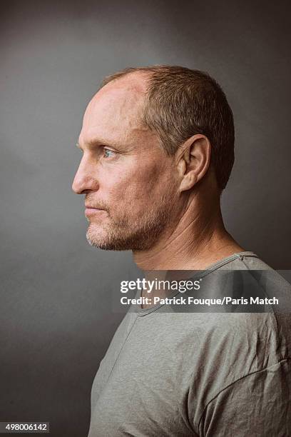 Actor Woody Harrelson is photographed for Paris Match on November 9, 2015 in Paris, France.