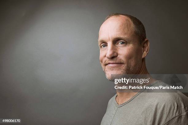 Actor Woody Harrelson is photographed for Paris Match on November 9, 2015 in Paris, France.