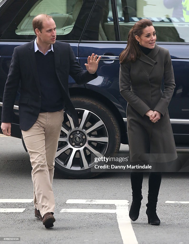 The Duke And Duchess Of Cambridge Visit North Wales