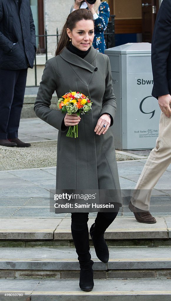 The Duke And Duchess Of Cambridge Visit North Wales