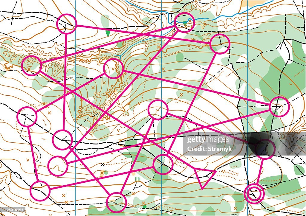 Topmap Vector Topographic Vector Map High-Res Vector Graphic - Getty Images