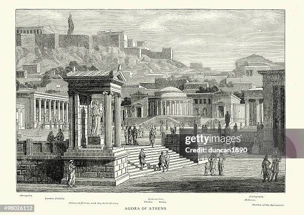 ancient greece - agora of athens - ancient greece 幅插畫檔、美工圖案、卡通及圖標