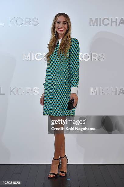 Harley Viera Newton attends the opening event for the Michael Kors Ginza Flagship Store on November 20, 2015 in Tokyo, Japan.