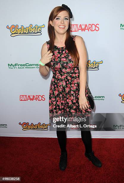 Adult film actress Penny Pax at the 2016 AVN Awards Nomination Party held at Avalon on November 19, 2015 in Hollywood, California.