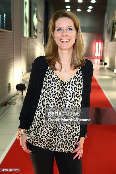 Miriam Lange attends the RTL Telethon 2015 on November 19, 2015 in Cologne, Germany. This year marks the 20th anniversary of the RTL Telethon....