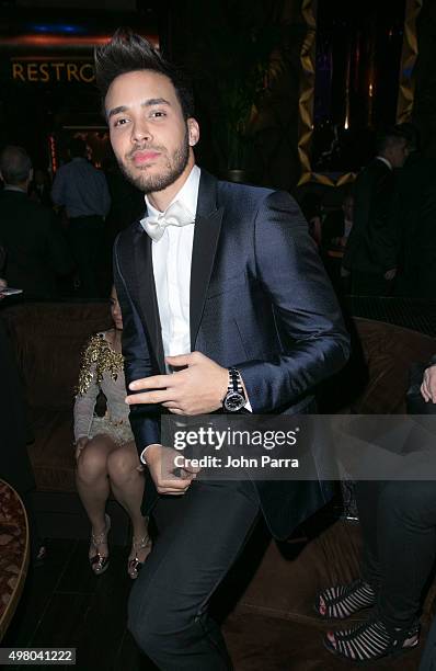 Prince Royce attends Sony Music Latin's Official Latin Grammy After Party at XS nightclub at Encore Las Vegas on November 19, 2015 in Las Vegas,...