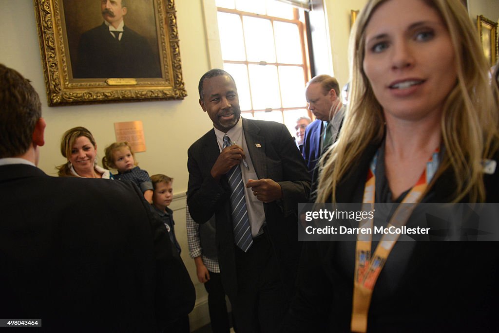 Ben Carson Files For New Hampshire GOP Presidential Primary