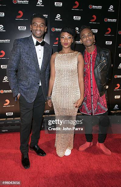 Chocquibtown attends Sony Music Latin's Official Latin Grammy After Party at XS nightclub at Encore Las Vegas on November 19, 2015 in Las Vegas,...