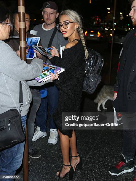 Janice Griffith is seen on November 19, 2015 in Los Angeles, California.