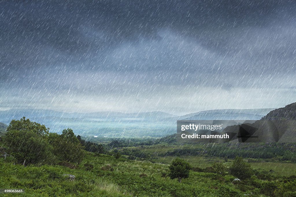 Rainy Landschaft