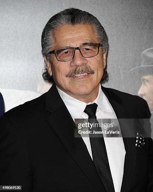 Jacob "Stitch" Duran attends the premiere of "Creed" at Regency Village Theatre on November 19, 2015 in Westwood, California.