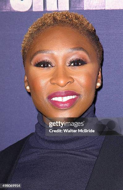 Jennifer Hudson attends 'The Color Purple' Broadway Cast Photo Call at Intercontinental Hotel on November 20, 2015 in New York City.