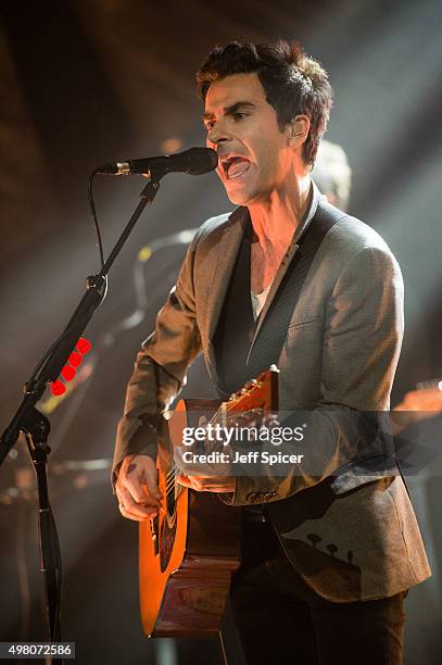 Kelly Jones of the Stereophonics during a live broadcast of "TFI Friday" on November 20, 2015 in London, England.