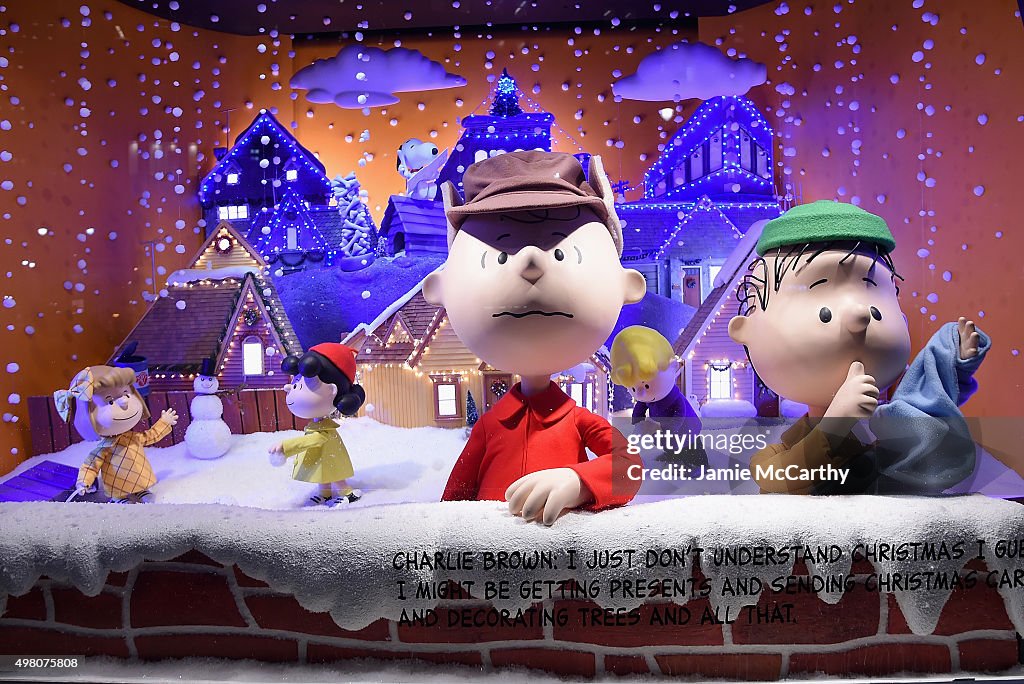 Macy's Presents "It's The Great Window Unveiling, Charlie Brown"