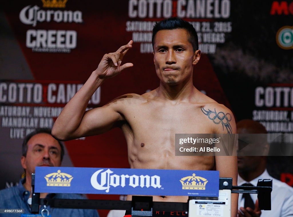 Takashi Miura v Francisco Vargas - Weigh-in