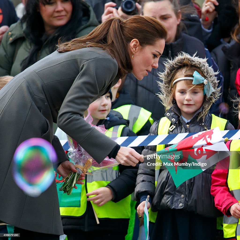 The Duke And Duchess Of Cambridge Visit North Wales