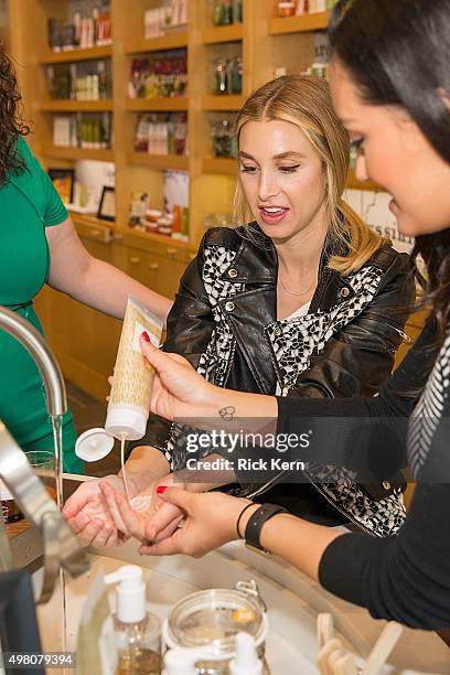 Actress Whitney Port celebrates Origins new discovery store concept on November 20, 2015 in Austin, Texas.