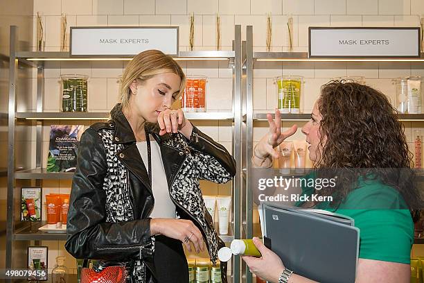 Actress Whitney Port celebrates Origins new discovery store concept on November 20, 2015 in Austin, Texas.