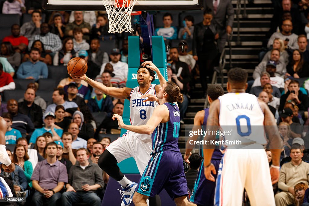 Philadelphia 76ers v Charlotte Hornets