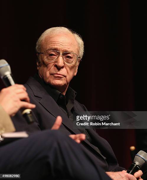 Michael Caine attends The Academy Of Motion Picture Arts And Sciences Hosts An Official Academy Screening Of YOUTH on November 20, 2015 in New York...