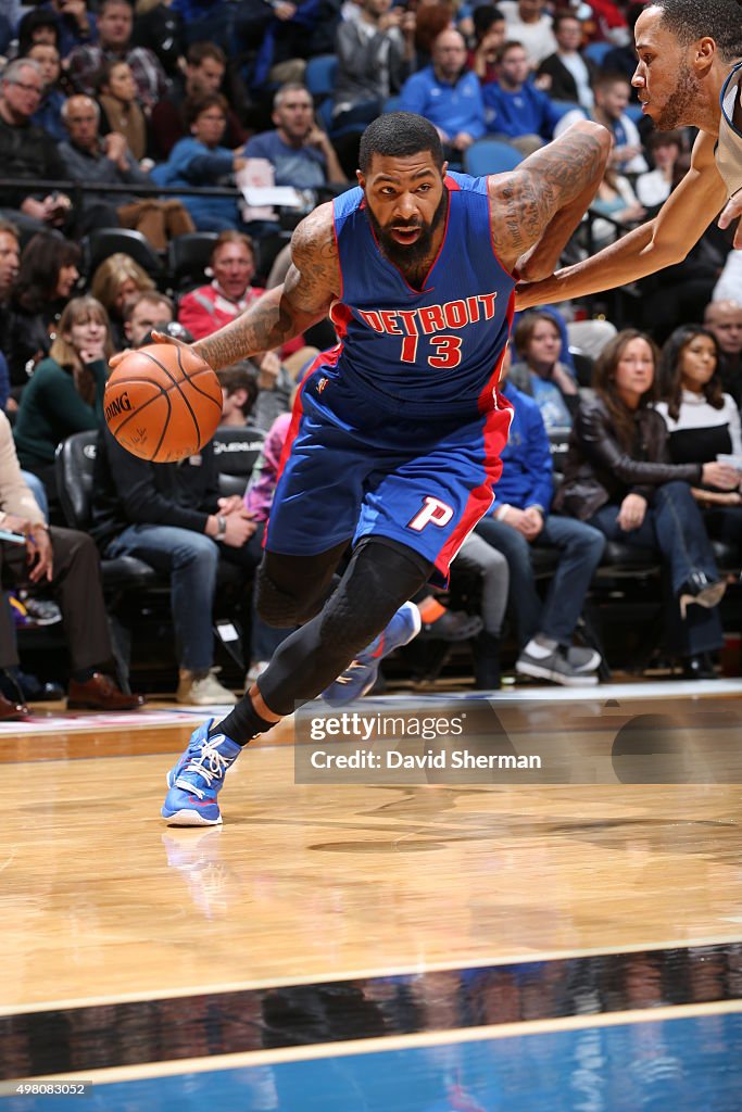 Detroit Pistons v Minnesota Timberwolves