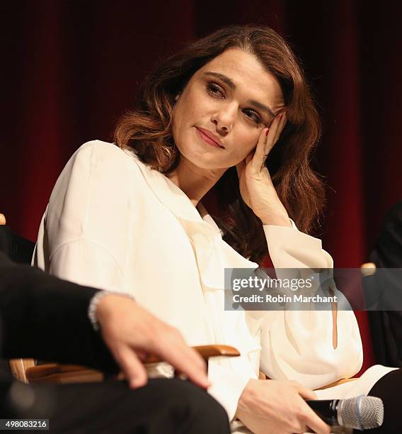 Rachel Weisz attends The Academy Of Motion Picture Arts And Sciences Hosts An Official Academy Screening Of YOUTH on November 20, 2015 in New York...