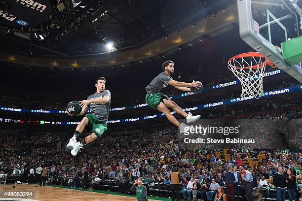 The halftime show between the Boston Celtics anf Brooklyn Netson November 20, 2015 at the TD Garden in Boston, Massachusetts. NOTE TO USER: User...