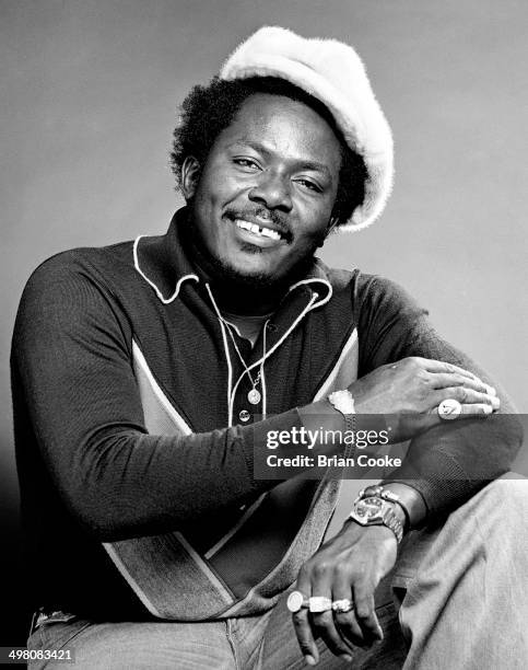 Virgin Records' Front Line label reggae artist I-Roy photographed in London in 1976.