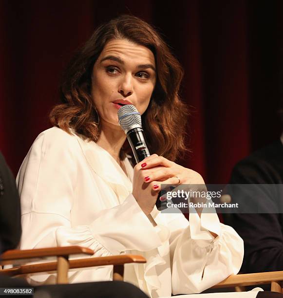 Rachel Weisz attends The Academy Of Motion Picture Arts And Sciences Hosts An Official Academy Screening Of YOUTH on November 20, 2015 in New York...