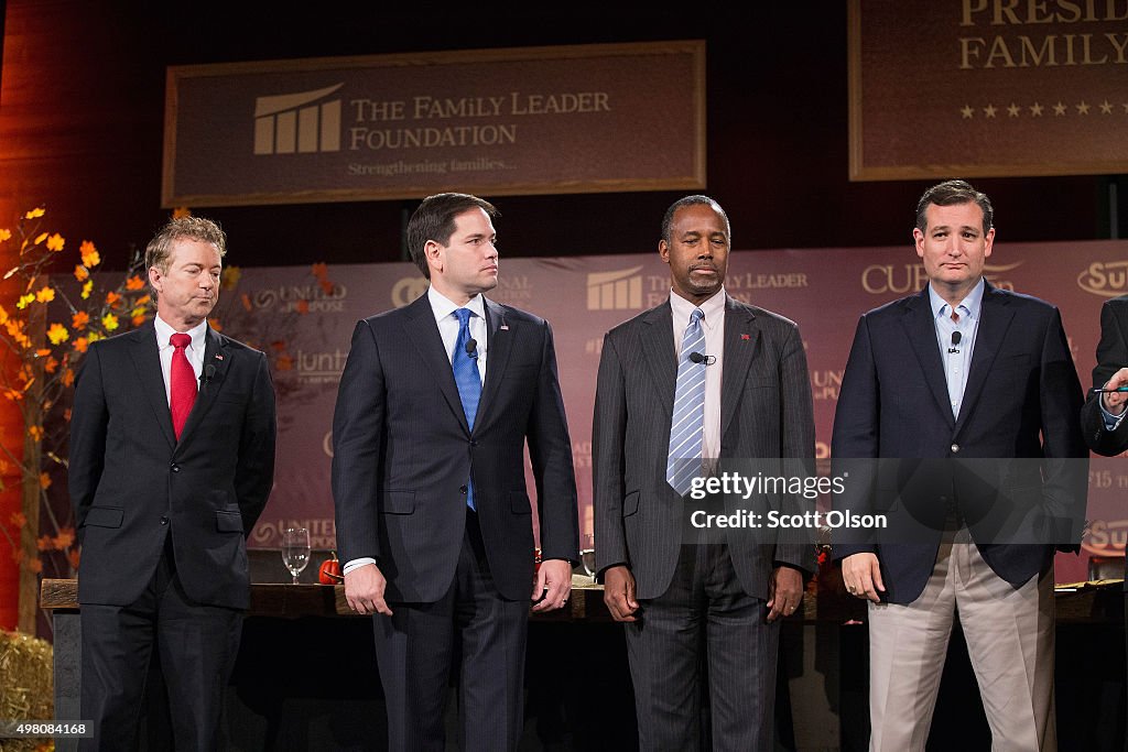 GOP Candidates Attend Presidential Family Forum In Des Moines