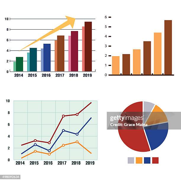 Graph And Data Vector High-Res Vector Graphic - Getty Images