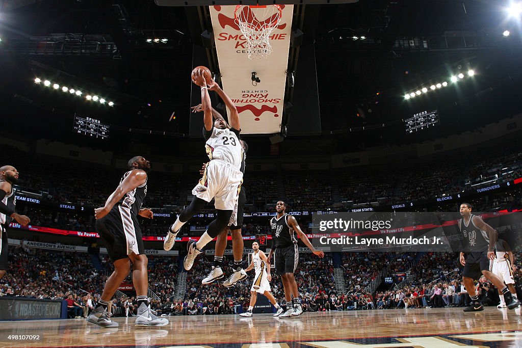 San Antonio Spurs v New Orleans Pelicans