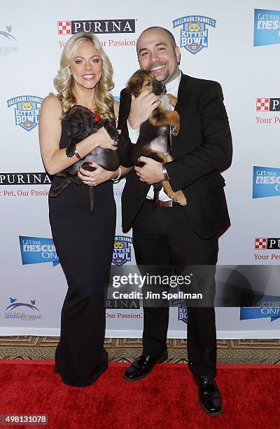 Peter Rosenberg and Alexa Rosenberg attend the 2015 North Shore Animal League America Gala at The Pierre Hotel on November 20, 2015 in New York City.