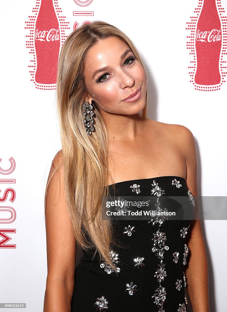 2015 American Music Awards Pre-Party With Coca-Cola