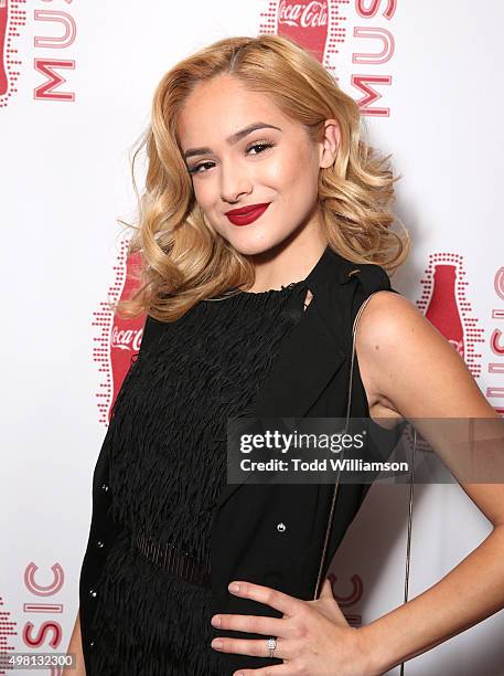 Dancer Chachi Gonzales attends the 2015 American Music Awards Pre Party with Coca-Cola at the Conga Room on November 20, 2015 in Los Angeles,...