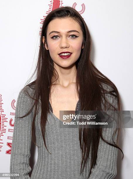 Jessie Paege attends the 2015 American Music Awards Pre Party with Coca-Cola at the Conga Room on November 20, 2015 in Los Angeles, California.