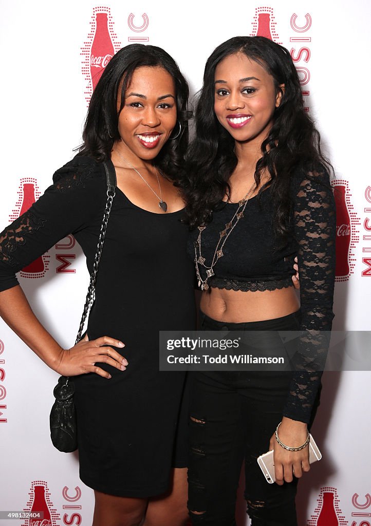 2015 American Music Awards Pre-Party With Coca-Cola