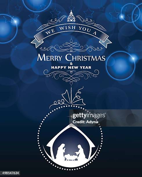 christmas greeting - taking a bow stock illustrations