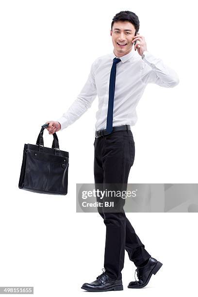 Fashionable Businessman On The Phone, Foto de stock