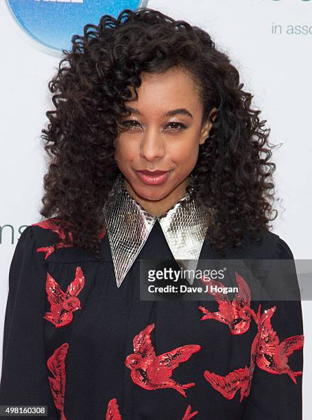 Corinne Bailey Rae attends the Mercury Prize at BBC Radio Theatre on November 20, 2015 in London, England.
