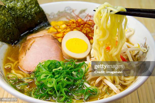 miso ramen - miso ramen stock pictures, royalty-free photos & images