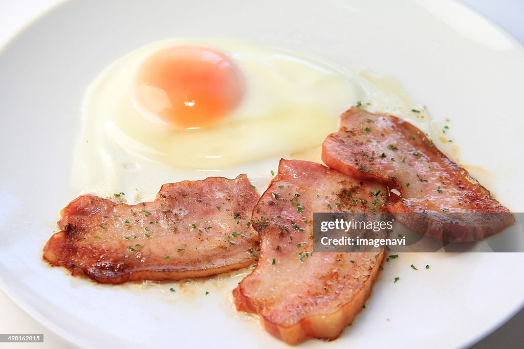 Bacon and eggs