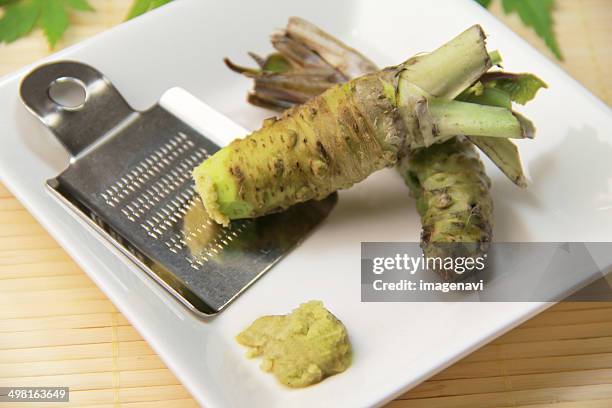 wasabi (japanese horse-radish) - wasabi stock pictures, royalty-free photos & images