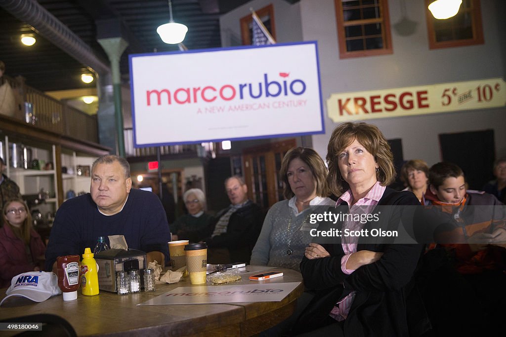 GOP Candidate For President Sen. Marco Rubio Campaigns In Iowa